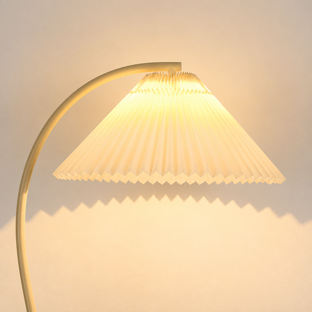 Freya - Pleated Shade Floor Lamp