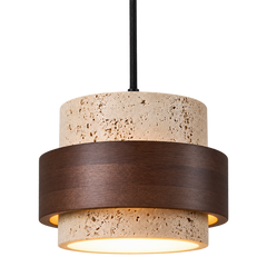 Tessa - Travertine Pendant Light