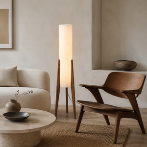 Nara - Wabi Sabi Wood Floor Lamp
