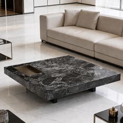 Roman - Rectangular Slate Stone Coffee Table