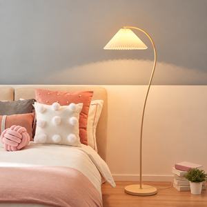 Freya - Pleated Shade Floor Lamp