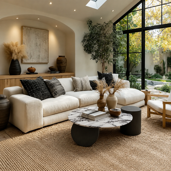 Orla - Round Marble Coffee Table