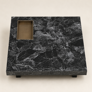 Roman - Rectangular Slate Stone Coffee Table