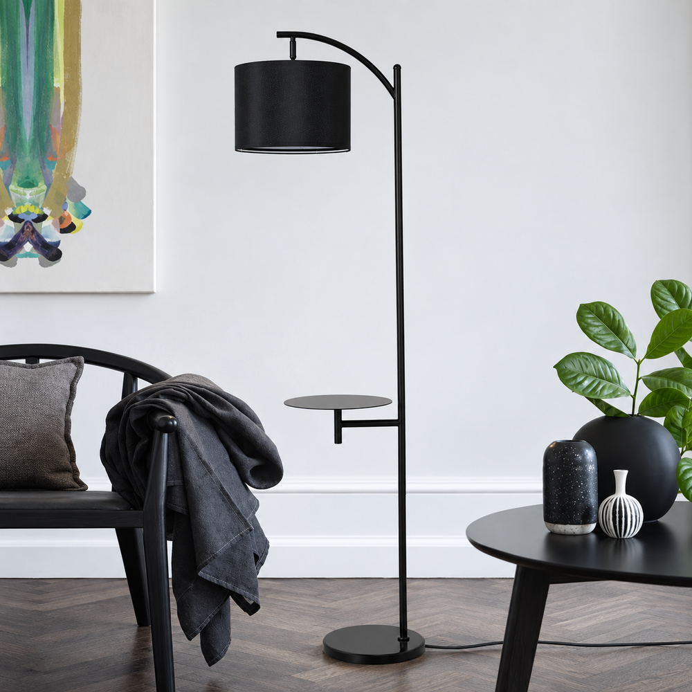 Lior - Modern Floor Lamp with Side Tray