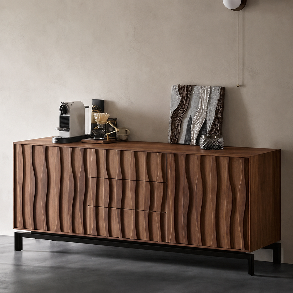 Vera - Wave Pattern Sideboard