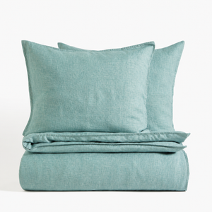 Clara - French Linen Bedding Set in Mist