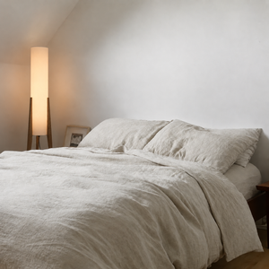 Clara - French Linen Bedding Set in Grey