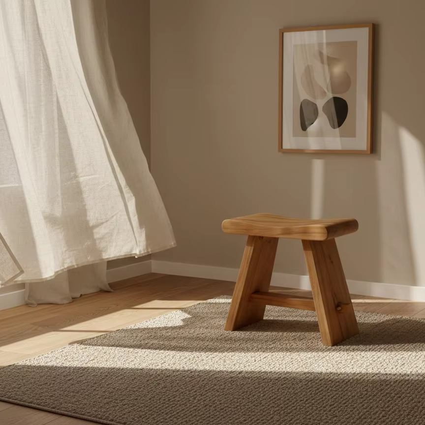 Toma - Solid Teak Wood Stool