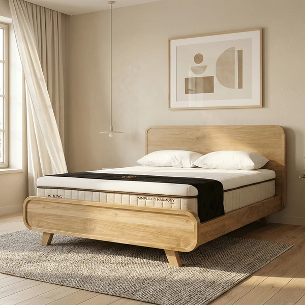 Soren - Solid Teak Platform Bed Frame