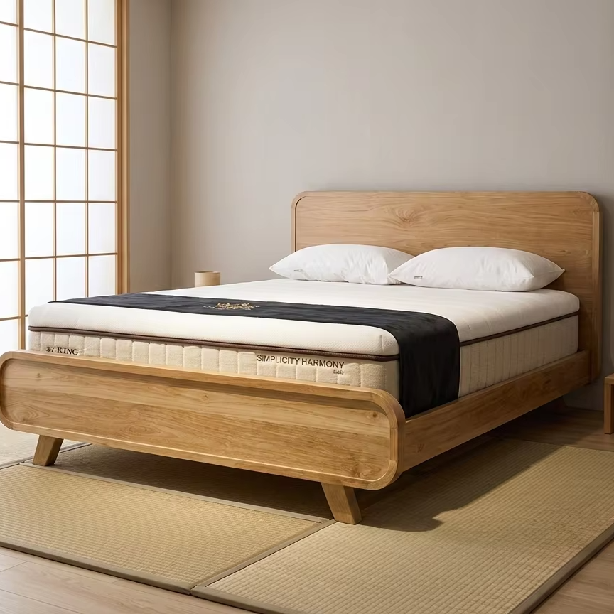 Soren - Solid Teak Platform Bed Frame