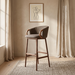 Luca - Teak Bar Chair