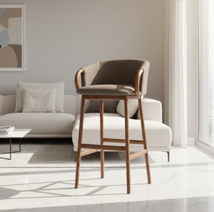 Luca - Teak Bar Chair