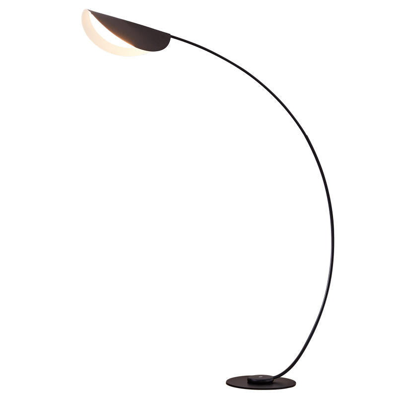 Elio - Black Arc Floor Lamp - image 3