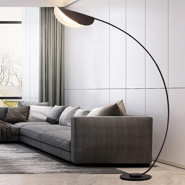 Elio - Black Arc Floor Lamp - image 6