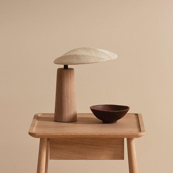 Hana - Wabi Sabi Wood Table Lamp