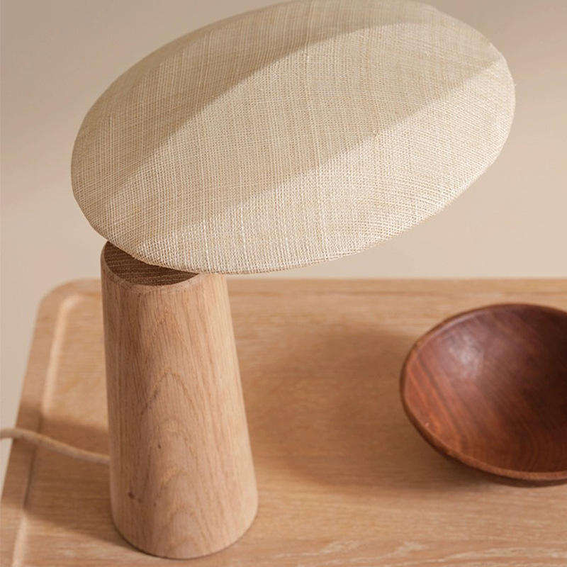 Hana - Wabi Sabi Wood Table Lamp