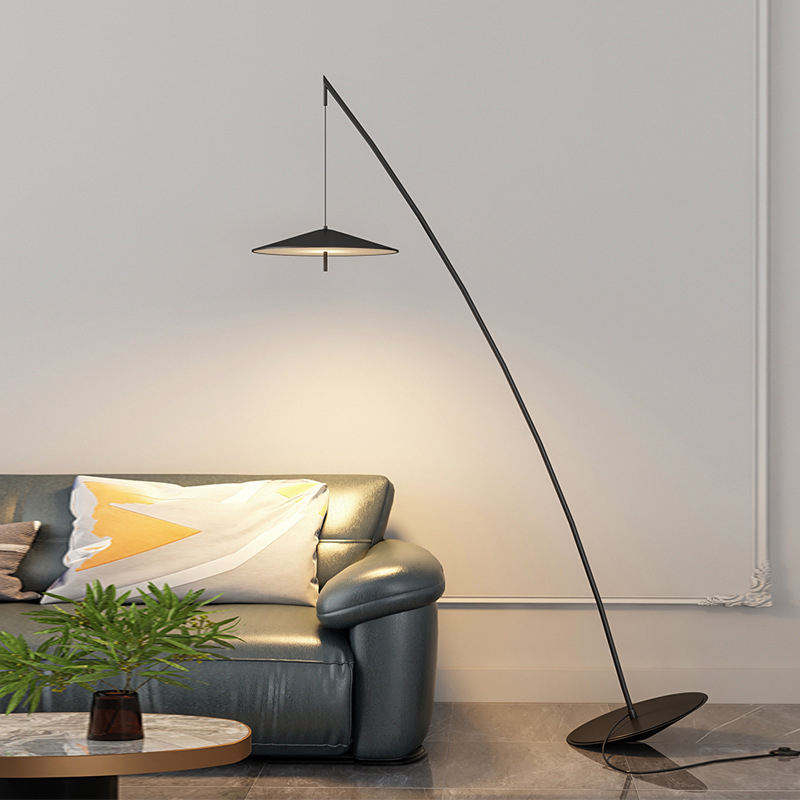 Cove - Arc Fishing Floor Lamp