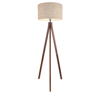 Solene - Solid Wood Tripod Floor Lamp