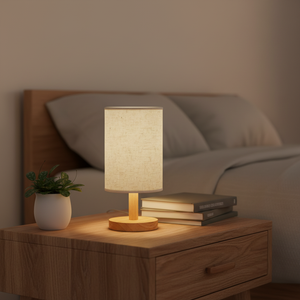 Aiko - Bamboo Fabric Table Lamp