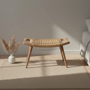Eden - Handmade Teak Accent Stool