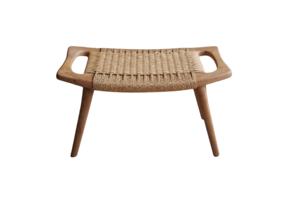 Eden - Handmade Teak Accent Stool