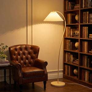 Freya - Pleated Shade Floor Lamp