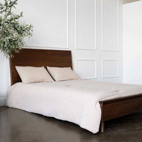 Joey Walnut Storage Bed