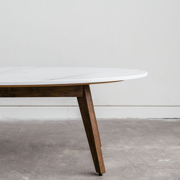 Mim Concept  best Modern furniture stores in Toronto, Ottawa and Mississauga to sell modern contemporary bedroom furniture and condo furniture. Minimal mid century modern coffee side table white marble minimalist walnut wood modern organic luxury Scandinavian