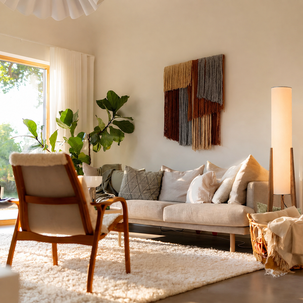Nara - Wabi Sabi Wood Floor Lamp