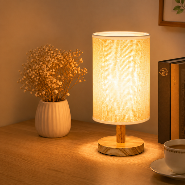 Aiko - Bamboo Fabric Table Lamp