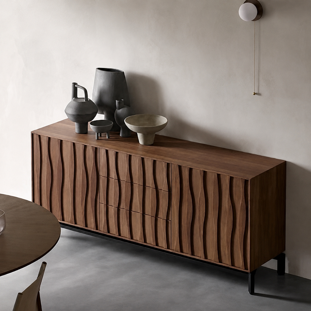 Vera - Wave Pattern Sideboard