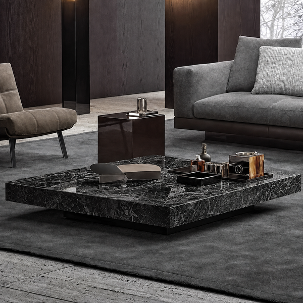 Roman - Rectangular Slate Stone Coffee Table