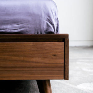 Joey Walnut Storage Bed